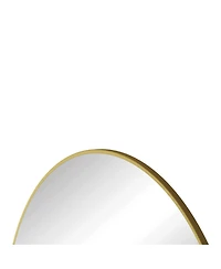 Laoties 48" Oversized Round Wall Mirror, Large Modern Metal Circle Statement Mirror for Living Room
