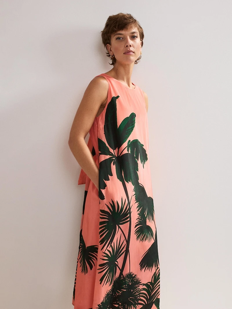 Phase Eight Women's Leila Palm Midi Dress