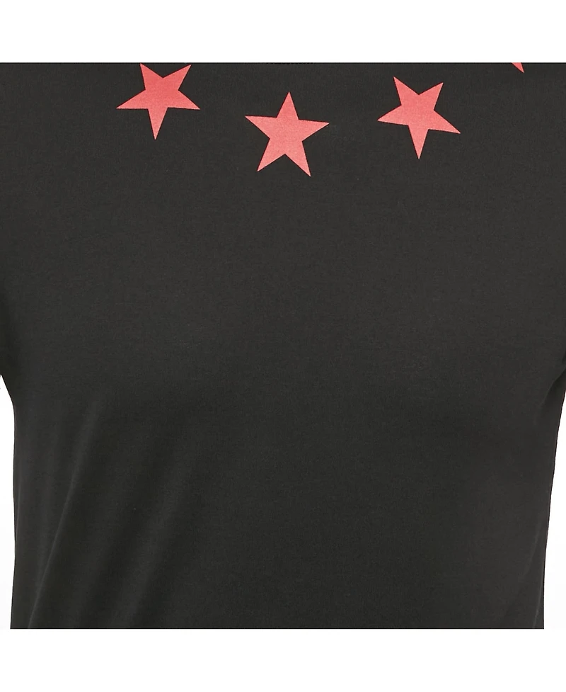 Pre-Owned Givenchy Men's Stars Print Jersey Crew Neck T-Shirt
