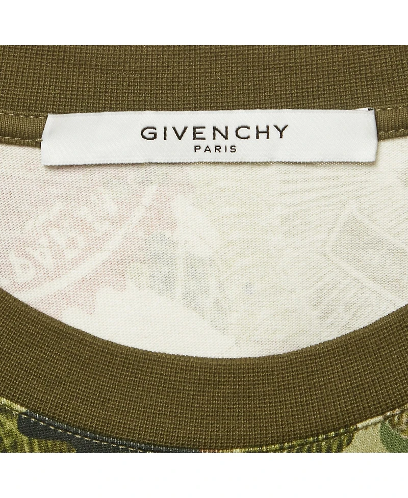 Pre-Owned Givenchy Men's Camouflage Print Jersey T-Shirt