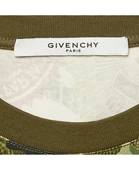 Pre-Owned Givenchy Men's Camouflage Print Jersey T-Shirt
