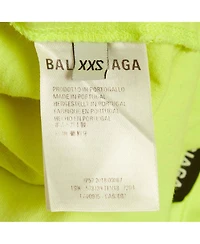Pre-Owned Balenciaga Men's Jersey Logo Detail Oversized T-Shirt