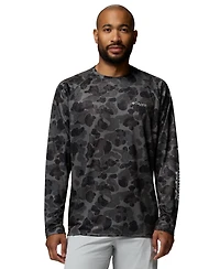 Columbia Men's Super Terminal Tackle Frigate Frenzy Long-Sleeve T-Shirt