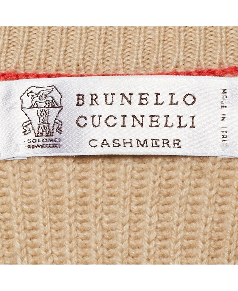 Pre-Owned Brunello Cucinelli Men's Rib Knit V-Neck Sweater