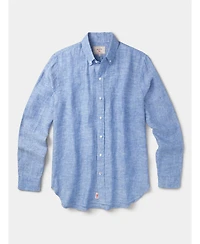Aubin Men's Worlaby Linen Long Sleeve Shirt
