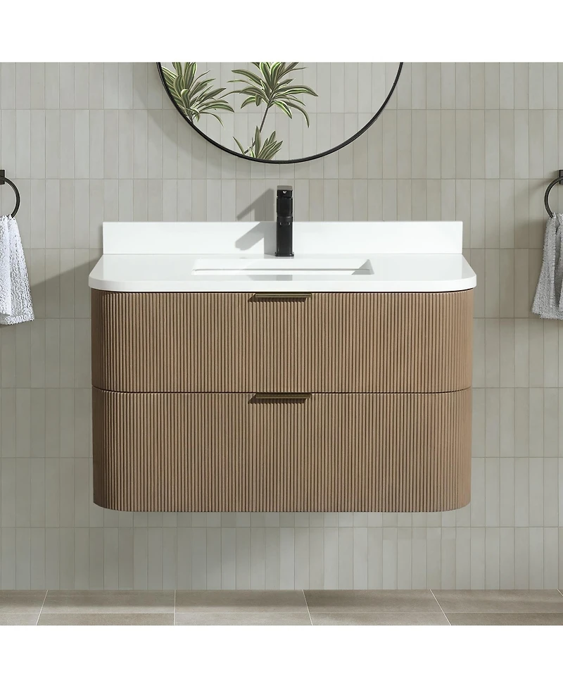 Ari Bath Chantal 36" Floating Bathroom Vanity
