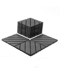 Streamdale Furniture Interlocking Waterproof Decking Tiles