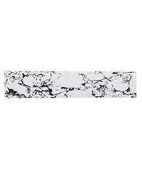 Sillysis 31/37/43/49 Inch Artificial Marble Bathroom Vanity Top with Rectangular Undermount Sink, Overflow, 4 Inch Backsplash