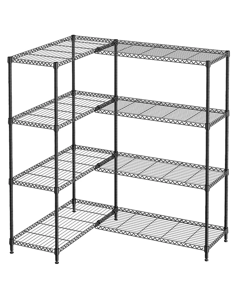 Streamdale Furniture 4-Tier Heavy Duty Metal Storage Shelving Unit
