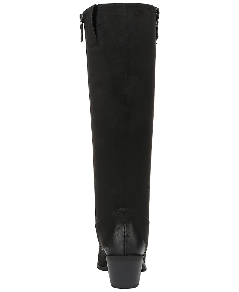 Dr. Scholl's Women's Calista Wide-Calf Zipper Tall Boots