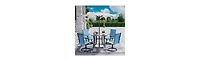 Erommy 5 Piece Patio Dining Set, Outdoor Table And Chairs Set For 4