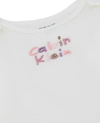 Calvin Klein Baby Girls' Hooded Jacket, Bodysuit and Pants, 3-Piece Set