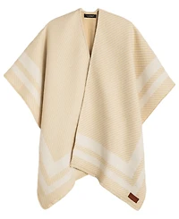 Lauren Ralph Lauren Woven Twill-Border Ruana