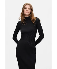 Desigual Women's Long-sleeved knit dress