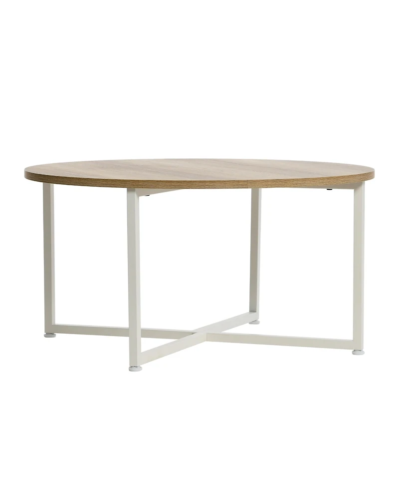 Household Essentials Jamestown Round Coffee Table