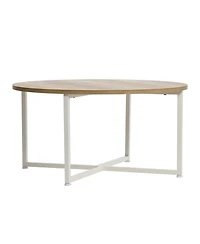 Household Essentials Jamestown Round Coffee Table