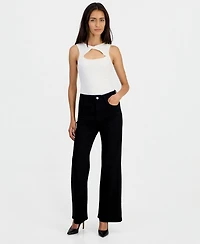 Guess Women's Classic Faye Wide-Leg Jeans