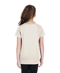 New Era Big Girls Cream San Diego Padres 2026 City Connect Flip Sequin V-Neck T-Shirt