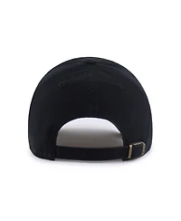 '47 Brand Men's Black Tampa Bay Lightning Logo Clean Up Adjustable Hat