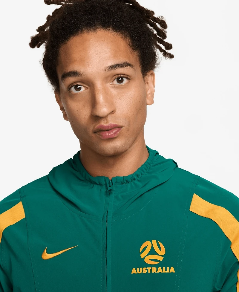 Nike Men's Green Australia National Team 2026 Energy Dri-fit Full-Zip Hoodie