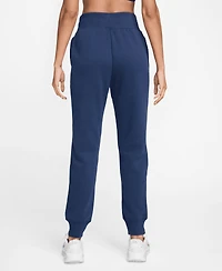 Nike Women's Blue Brazil National Team Phoenix Fleece High-Waisted Pants