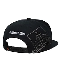 Mitchell & Ness Men's and Women's Black San Francisco Giants Side Logo Snapback Hat