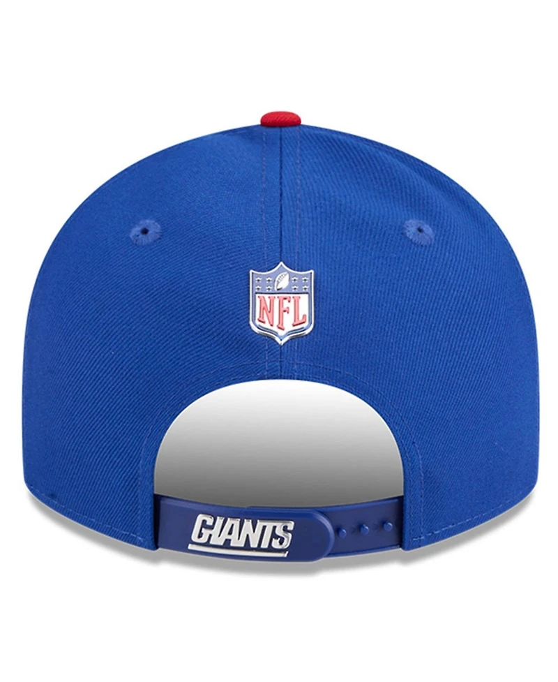 New Era Big Boys and Girls Royal/Red New York Giants 2026 Nfl Draft Pre-Curved 9FIFTY Snapback Hat