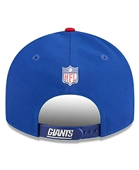 New Era Big Boys and Girls Royal/Red New York Giants 2026 Nfl Draft Pre-Curved 9FIFTY Snapback Hat