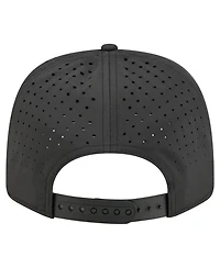 New Era Men's Black New York Rangers Sport Vented 9SEVENTY Rope Adjustable Hat