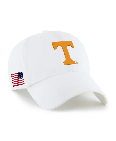 '47 Brand Men's White Tennessee Volunteers Americana Heritage Clean Up Adjustable Hat