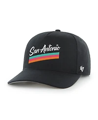 '47 Brand Men's Black San Antonio Spurs Graphic Hitch Adjustable Hat