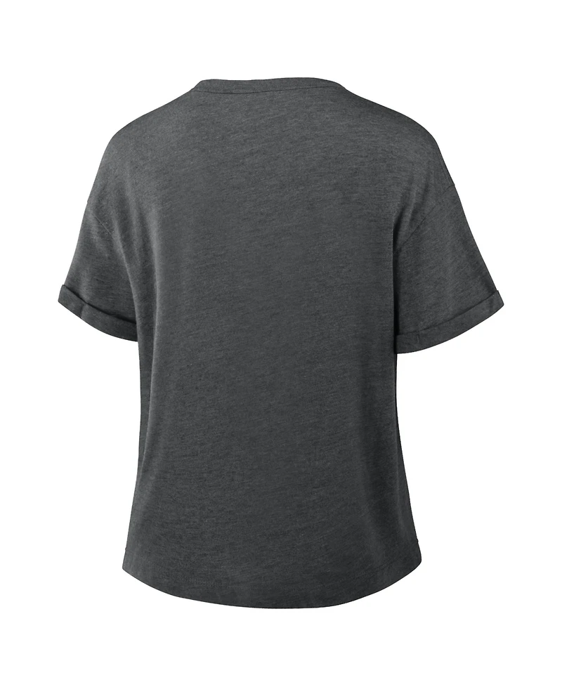 Fanatics Women's Charcoal New York Knicks 2026 Nba Eastern Conference Champions Locker Room Tri-Blend T-Shirt