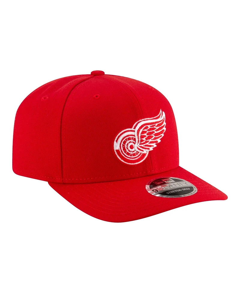 New Era Men's Red Detroit Red Wings 9SEVENTY Coolera Adjustable Hat