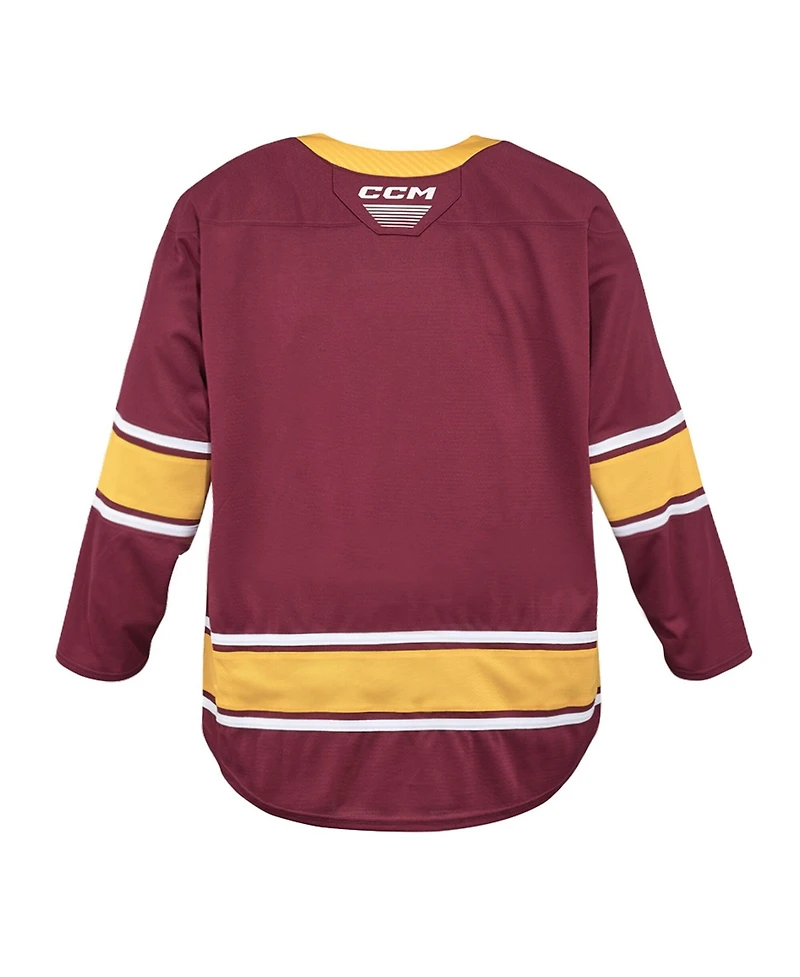 Ccm Men's Maroon Arizona State Sun Devils Replica Hockey Jersey
