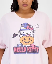 Grayson Threads, The Label Trendy Plus Hello Kitty Halloween Graphic T-Shirt