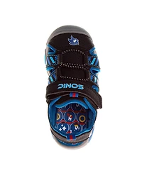 Nickelodeon Little Boys Sega Sonic the Hedgehog Hook and Loop Sport Sandals with Tails