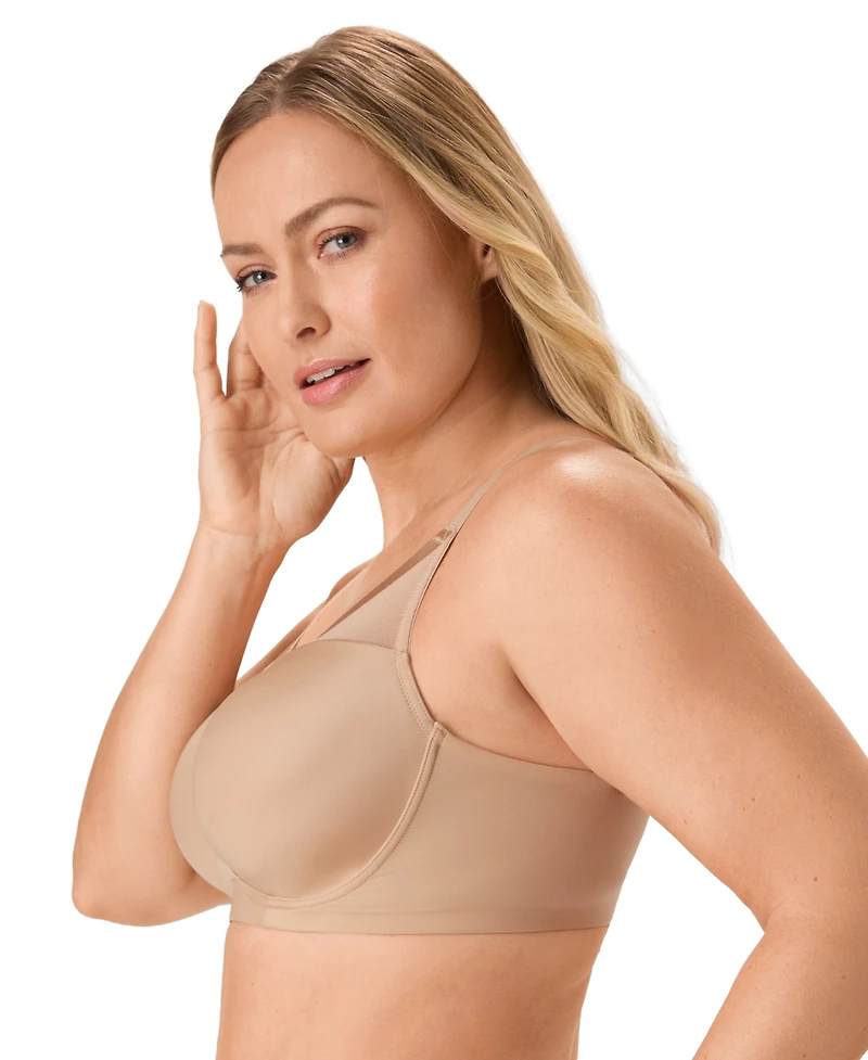 Bali Women's Flawless Fit Wireless Moisture-Wicking Foam Cups Convertible T-Shirt Bra, DF1971