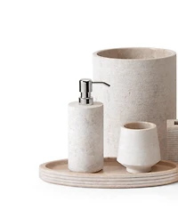 Cassadecor Limestone 8.27" Lotion Dispenser