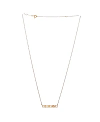 Pre-Owned Tiffany & Co Atlas Pierced Bar Pendant Necklace