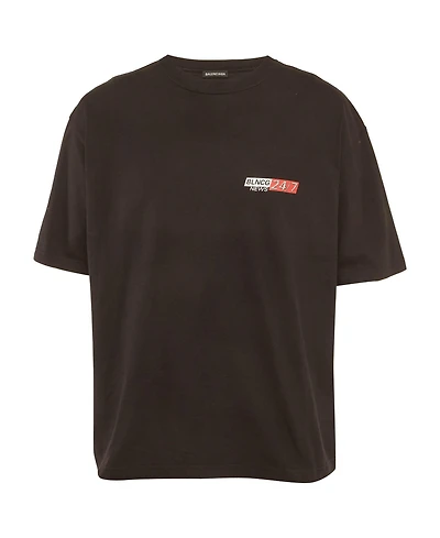 Pre-Owned Balenciaga Men's Vintage Jersey Political Campaign T-Shirt