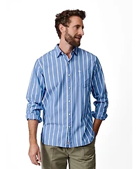 Aubin Men's Gladstone Poplin Button-Down Shirt