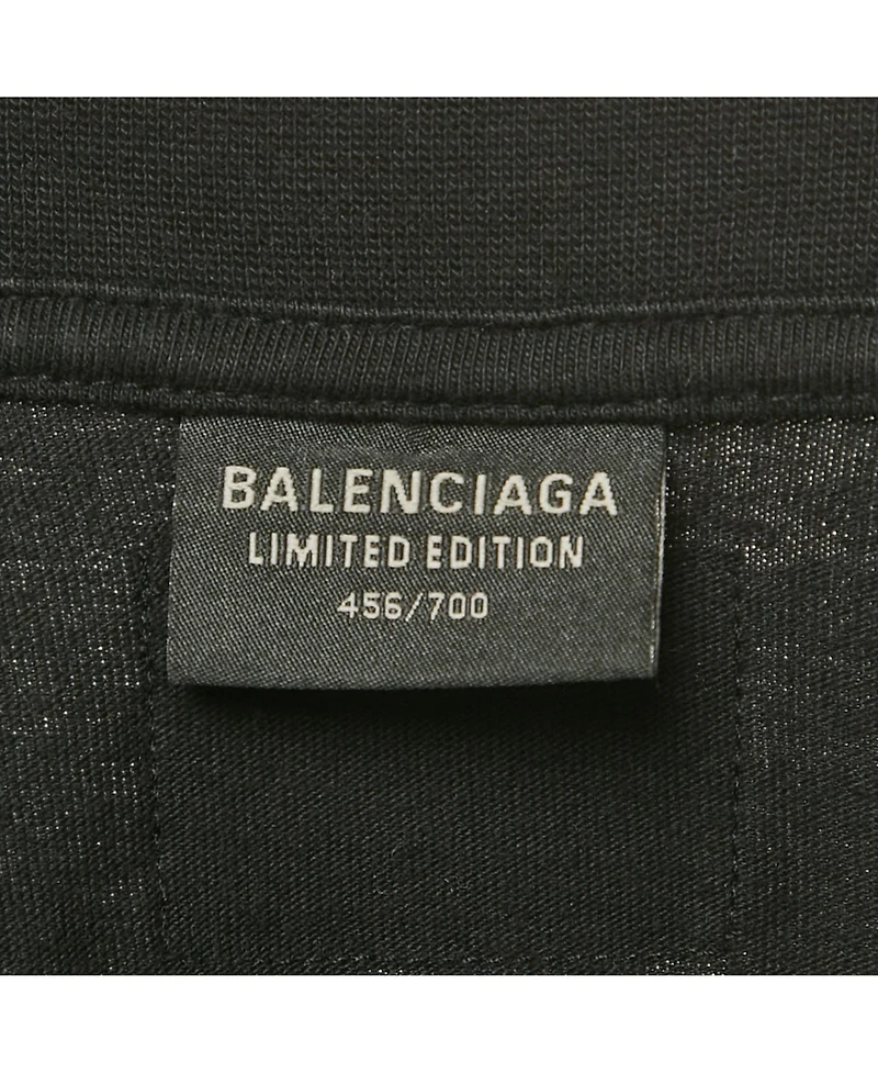 Pre-Owned Balenciaga Men's Limited Edition music Archive Jersey Distressed T-Shirt
