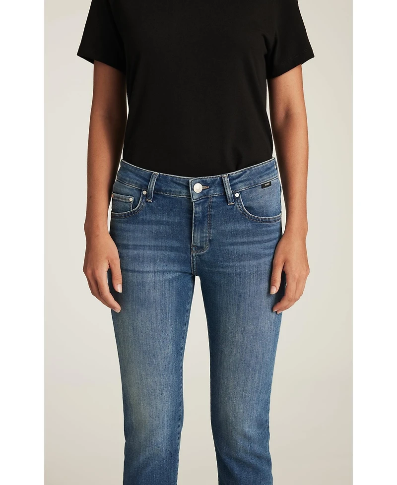 Mavi Jeans Women's Emma Mid Rise Slim Boyfriend