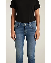 Mavi Jeans Women's Emma Mid Rise Slim Boyfriend