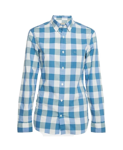 Pre-Owned Burberry Men's Checks Cotton Long Sleeve Shirt