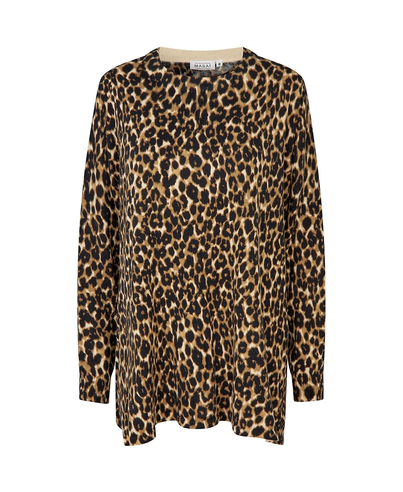 Masai Copenhagen Women's MaFeluci Leopard Print Jumper