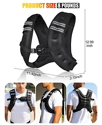 Aofar Weighted Vest Adjustable Running Workout Jogging Walking