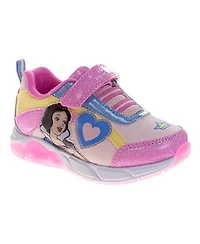 Disney Big Girls Princess Snow Light-Up Sneakers