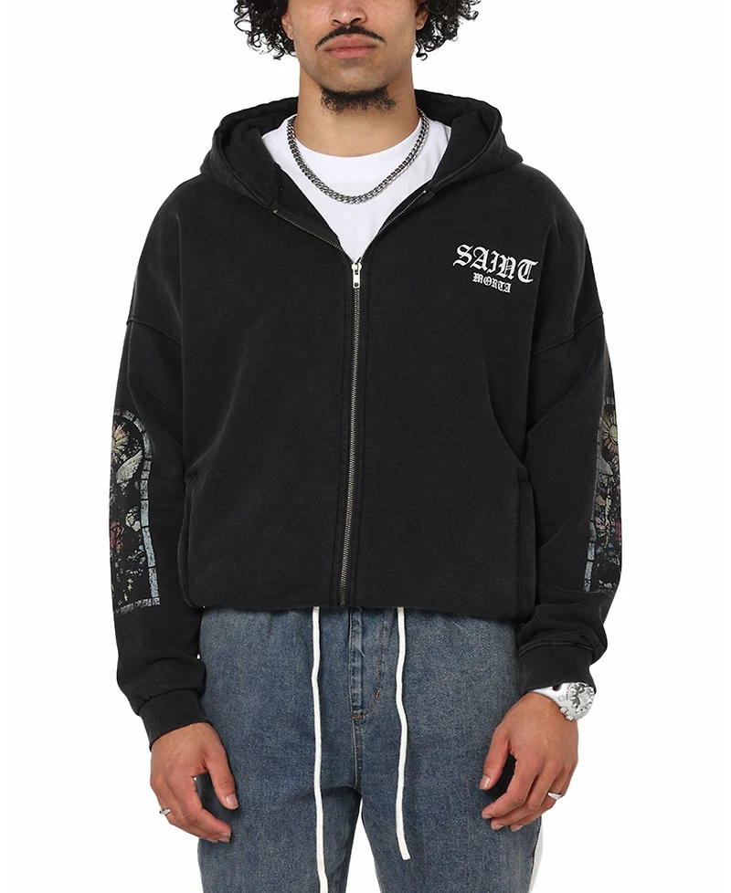 Saint Morta Men"s Kingdomcome Boxy Zip Hoodie