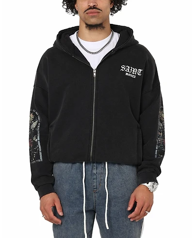 Saint Morta Men"s Kingdomcome Boxy Zip Hoodie